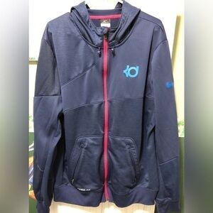 🧧Nike KD Accelerate Hero Therma-Fit Blue & Red Hooded Jacket